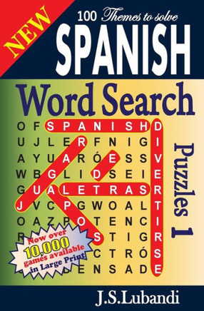 New SPANISH Word Search Puzzles