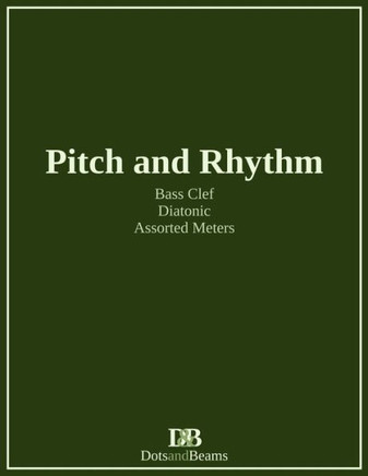 Pitch And Rhythm - Bass Clef - Diatonic - Assorted Meters