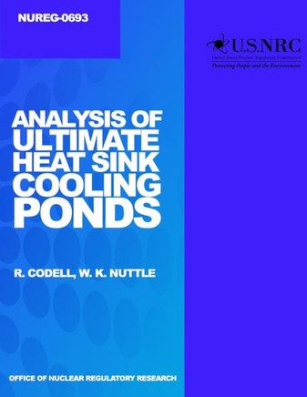 Analysis of Ultimate Heat Sink Cooling Ponds
