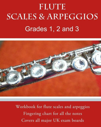 Flute Scales and Arpeggios Grades 1 - 3: Scales and arpeggios made REALLY easy: big print and NO key-signatures! - Large Print
