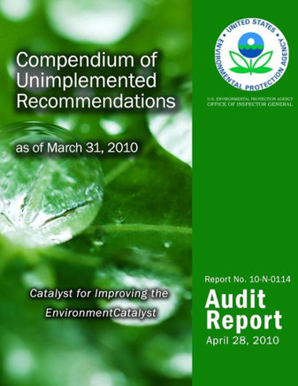 Compendium of Unimplemented Recommendations as of March 31, 2010