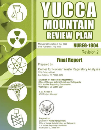 Yucca Mountain Review Plan: Final Report
