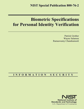 Biometric Specifications for Personal Identity Verification : 9781500312435