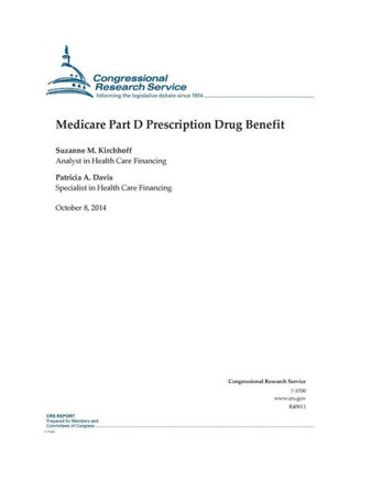 Medicare Part D Prescription Drug Benefit