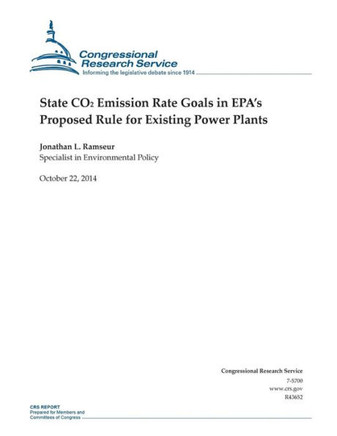 State CO2 Emission Rate Goals in EPA's Proposed Rule for Existing Power Plants : 9781503006775