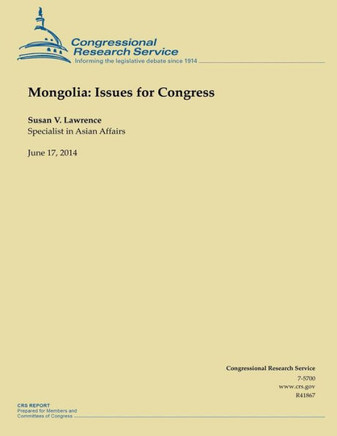 Mongolia: Issues for Congress