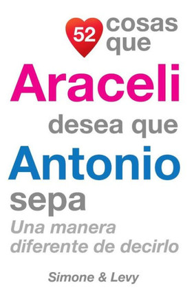 52 Cosas Que Araceli Desea Que Antonio Sepa: Una Manera Diferente de Decirlo