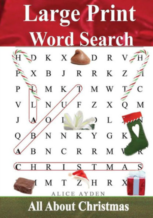 Large Print Word Search: All About Christmas - Large Print