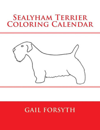 Sealyham Terrier Coloring Calendar