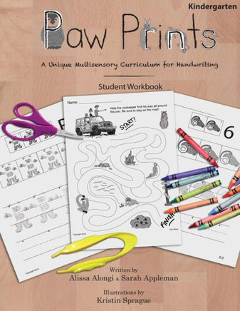 Paw Prints Student Workbook Kindergarten