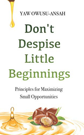 Don?T Despise Little Beginnings: Principles For Maximizing Small Opportunities