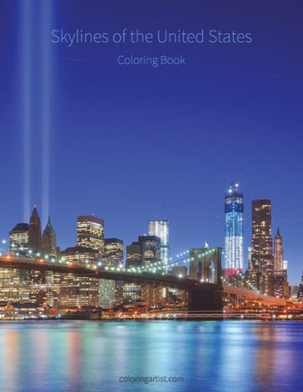 Skylines Of The United States Coloring Book