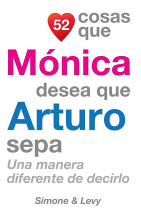 52 Cosas Que Manica Desea Que Arturo Sepa: Una Manera Diferente de Decirlo