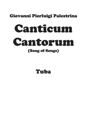 Canticum Cantorum - brass quintet - Tuba