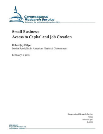 Small Business: Access to Capital and Job Creation : 9781508432364