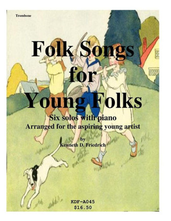 Folk Songs for Young Folks - trombone and piano
