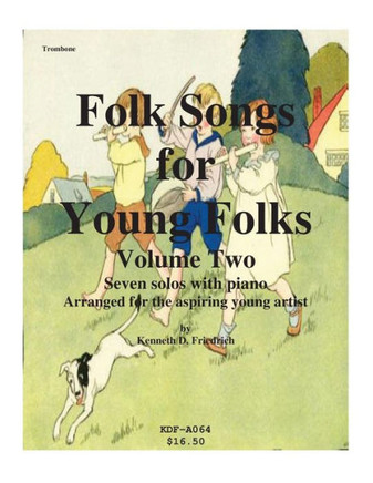 Folk Songs for Young Folks, Vol. 2 - trombone and piano