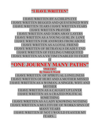One Journey Many Paths: Poetry