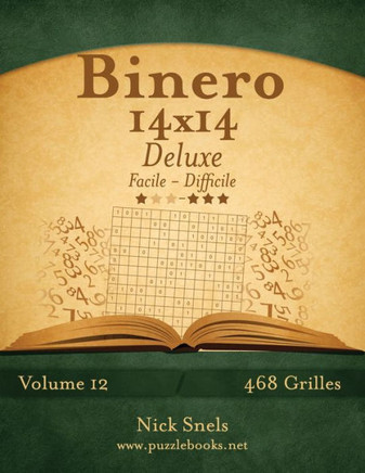 Binero 14x14 Deluxe - Facile ??Difficile - Volume 12 - 468 Grilles