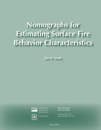 Nomographs for Estimating Surface Fire Behavior Characteristics