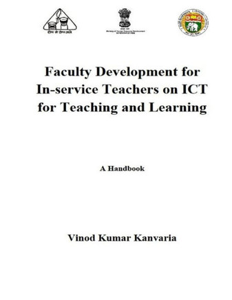 Faculty Development for In-service Teachers on ICT for Teaching and Learning: A Handbook