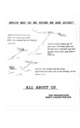 Which Way Do We Think We Are Going?: (All About Us)