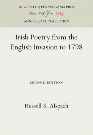 Irish Poetry from the English Invasion to 1798