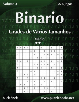 Binario Grades de Verios Tamanhos - Midio - Volume 3 - 276 Jogos