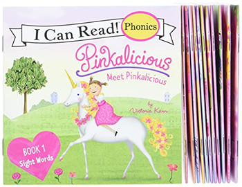 Pinkalicious 12-Book Phonics Fun!: Includes 12 Mini-Books Featuring Short And Long Vowel Sounds (My First I Can Read)