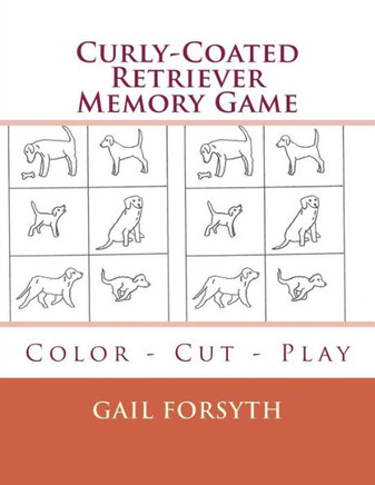 Curly-Coated Retriever Memory Game: Color - Cut - Play