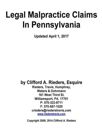 Legal Malpractice Claims In Pennsylvania
