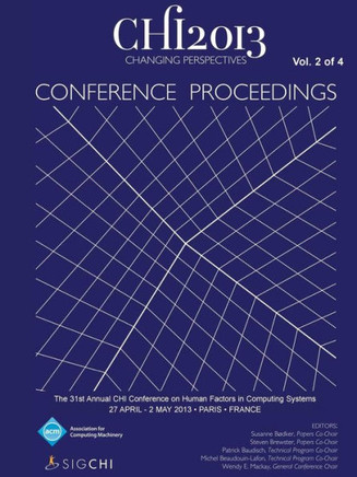 Chi 13 Proceedings of the 31st Annual Chi Conference on Human Factors in Computing Systems V2