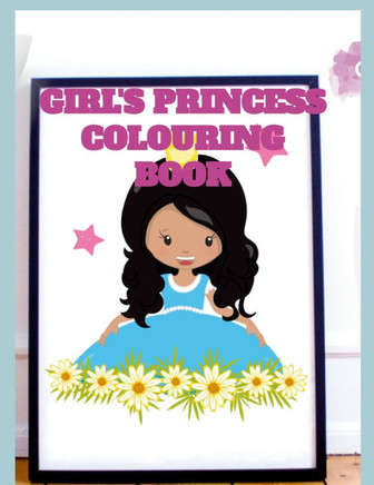 Girl's Princess Colouring Book