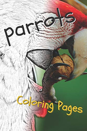 Parrot Coloring Pages: Beautiful Parrots Drawings For Kids And For Adults Relaxation - 9781090515292