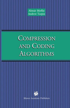 Compression and Coding Algorithms