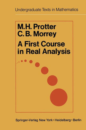 A First Course in Real Analysis - 9781461599920
