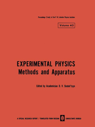 Experimental Physics: Methods and Apparatus