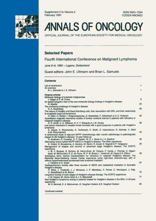 Annals of Oncology: Official Journal of the European Society for Medical Oncology