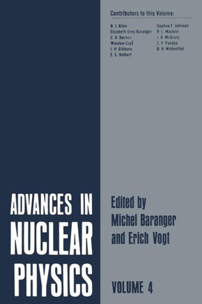 Advances in Nuclear Physics: Volume 4
