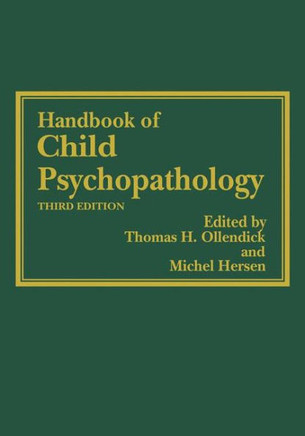 Handbook of Child Psychopathology - 9781461377092