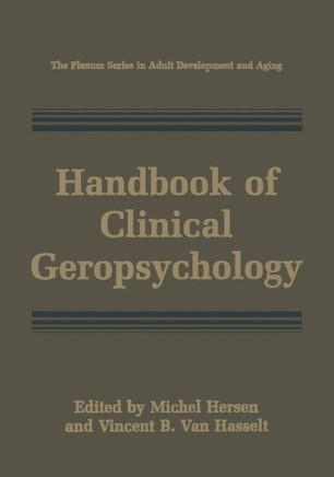 Handbook of Clinical Geropsychology