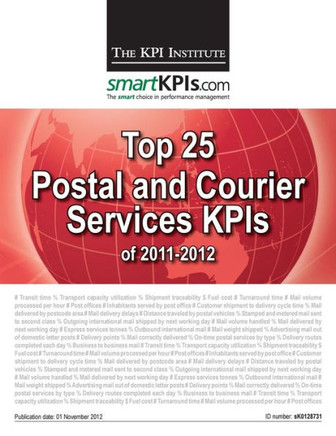Top 25 Postal and Courier Services KPIs of 2011-2012
