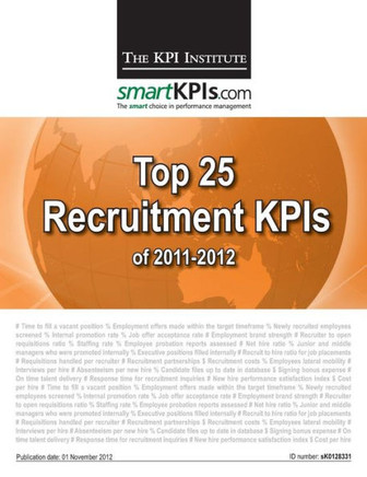 Top 25 Recruitment KPIs of 2011-2012