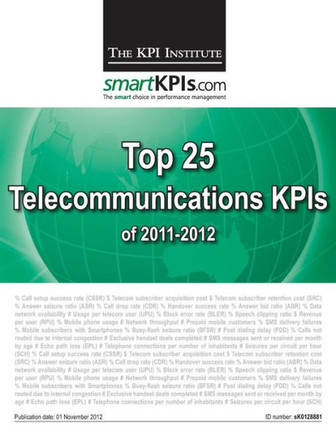 Top 25 Telecommunications KPIs of 2011-2012