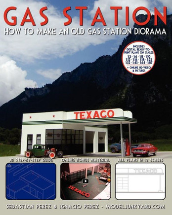 Gas Station: How to make an old gas station diorama