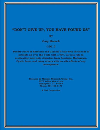 Don't Give Up, You Have Found Us