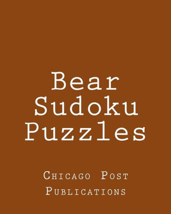 Bear Sudoku Puzzles: Fun, Large Grid Sudoku Puzzles