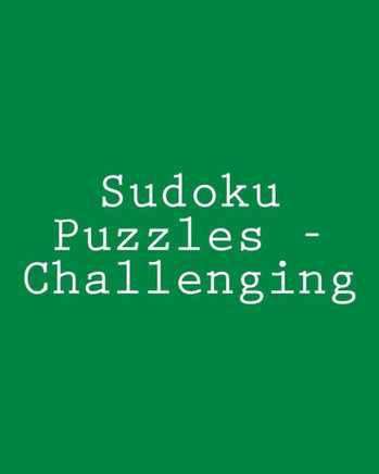 Sudoku Puzzles - Challenging: Fun, Large Grid Sudoku Puzzles