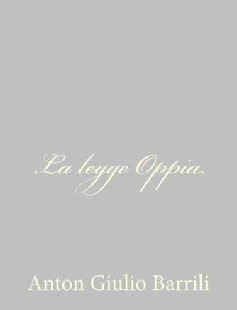 La legge Oppia - 9781484172278