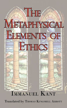 The Metaphysical Elements of Ethics